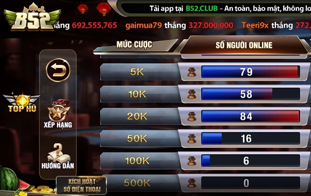 Kinh nghiệm chơi game Phỏm B52club nhanh thắng