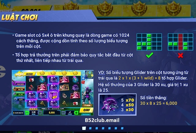 Luật chơi Fortnite B52club